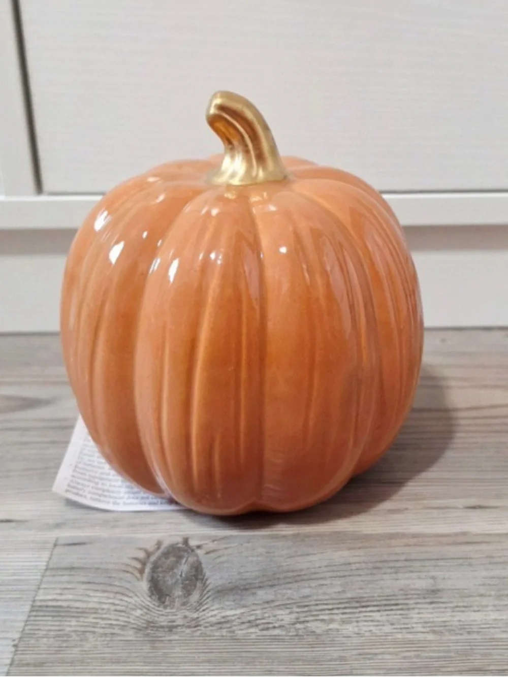 Target Bullseye Playground Light Up Ceramic Pumpkin House Orange Gold Fall